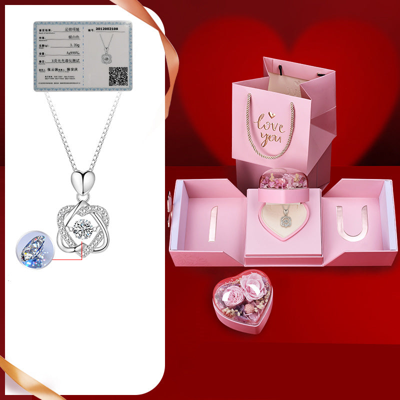 520 Valentine's Day Gifts For Girlfriends Premium Necklace