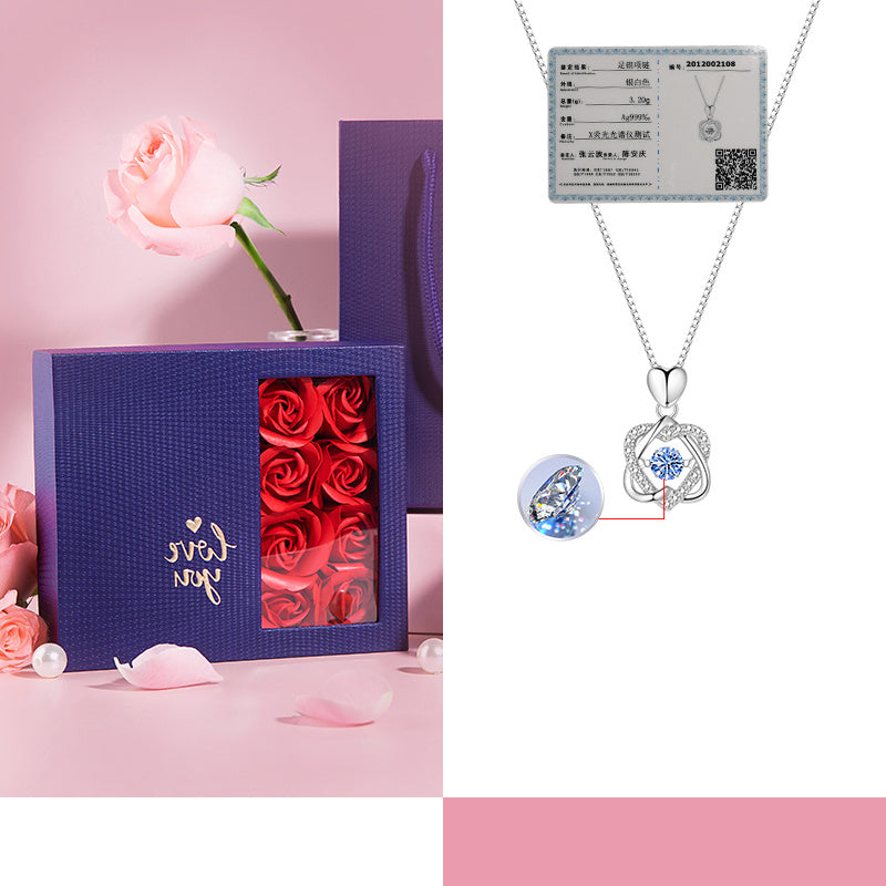 520 Valentine's Day Gifts For Girlfriends Premium Necklace