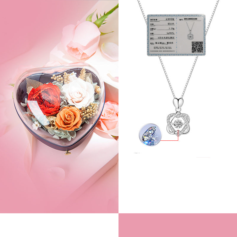 520 Valentine's Day Gifts For Girlfriends Premium Necklace